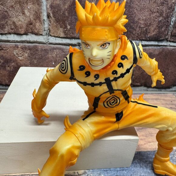 Bandai Banpresto Naruto Vibration Stars Uzumaki Naruto III Kurama Mode Fire Guy - Picture 2 of 10